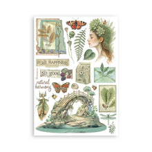 Stamperia Herbarium Silvae Collection - A5 Washi Pad - 8 Adhesive Washi Sheets