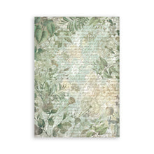 Stamperia Herbarium Silvae Collection - A5 Washi Pad - 8 Adhesive Washi Sheets