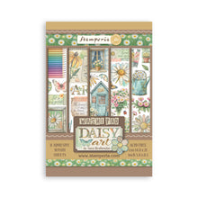Stamperia Daisy Art Collection - A5 Washi Pad - 8 Adhesive Washi Sheets