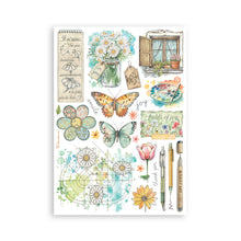 Stamperia Daisy Art Collection - A5 Washi Pad - 8 Adhesive Washi Sheets