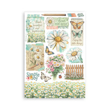 Stamperia Daisy Art Collection - A5 Washi Pad - 8 Adhesive Washi Sheets