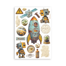 Stamperia - A New Beginning Collection - A5 Washi Pad - 8 Adhesive Washi Sheets