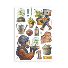 Stamperia - A New Beginning Collection - A5 Washi Pad - 8 Adhesive Washi Sheets