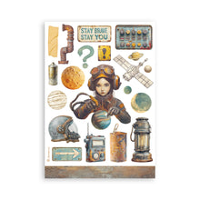 Stamperia - A New Beginning Collection - A5 Washi Pad - 8 Adhesive Washi Sheets
