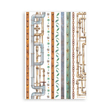 Stamperia - A New Beginning Collection - A5 Washi Pad - 8 Adhesive Washi Sheets