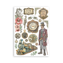 Stamperia - Gardens of Time Collection - A5 Washi Pad - 8 Adhesive Washi Sheets