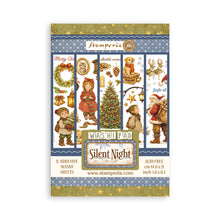 Stamperia - Silent Night - A5 Washi Pad – 8 Adhesive Washi Sheets