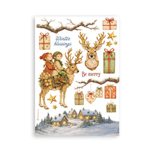 Stamperia - Silent Night - A5 Washi Pad – 8 Adhesive Washi Sheets
