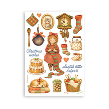 Stamperia - Silent Night - A5 Washi Pad – 8 Adhesive Washi Sheets