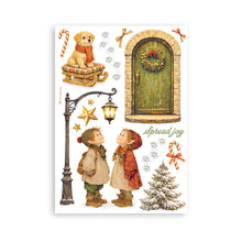 Stamperia - Silent Night - A5 Washi Pad – 8 Adhesive Washi Sheets