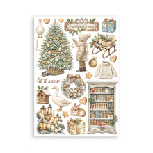 Stamperia - White Christmas - A5 Washi Pad – 8 Adhesive Washi Sheets