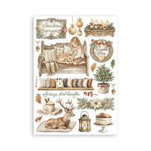Stamperia - White Christmas - A5 Washi Pad – 8 Adhesive Washi Sheets