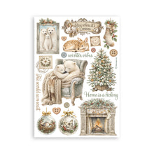 Stamperia - White Christmas - A5 Washi Pad – 8 Adhesive Washi Sheets