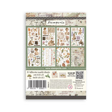 Stamperia Flowers and Poems Collection A5 Washi Pad – 8 Adhesive Washi Sheets