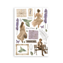 Stamperia Flowers and Poems Collection A5 Washi Pad – 8 Adhesive Washi Sheets