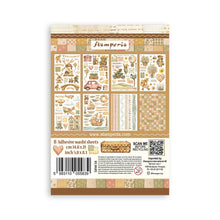 Stamperia Cozy Family Collection A5 Washi Pad – 8 Adhesive Washi Sheets