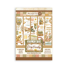 Stamperia Cozy Family Collection A5 Washi Pad – 8 Adhesive Washi Sheets