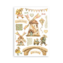 Stamperia Cozy Family Collection A5 Washi Pad – 8 Adhesive Washi Sheets
