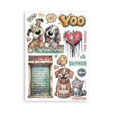 Stamperia Furry Friends 2 Collection A5 Washi Pad – 8 Adhesive Washi Sheets