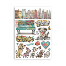 Stamperia Furry Friends 2 Collection A5 Washi Pad – 8 Adhesive Washi Sheets