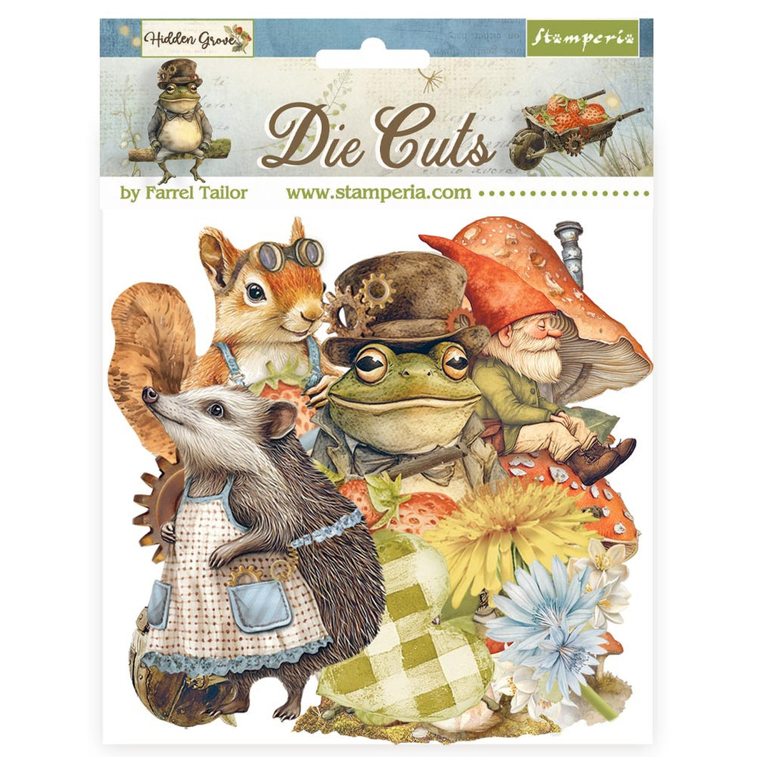 Stamperia Hidden Grove Die Cuts - DFLDC113