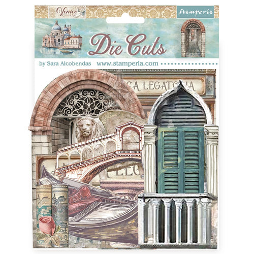 Stamperia Venice City of Arts Die Cuts - DFLDC117