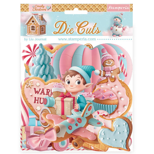 Stamperia Candy Christmas Die Cuts - DFLDC118