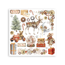 Stamperia - Gear Up For Christmas Collection - Rub On Kit - Assortment - 10.16cm x 16.6cm