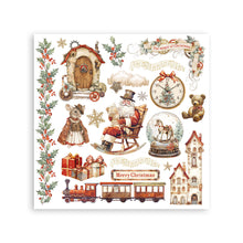 Stamperia - Gear Up For Christmas Collection - Rub On Kit - Assortment - 10.16cm x 16.6cm