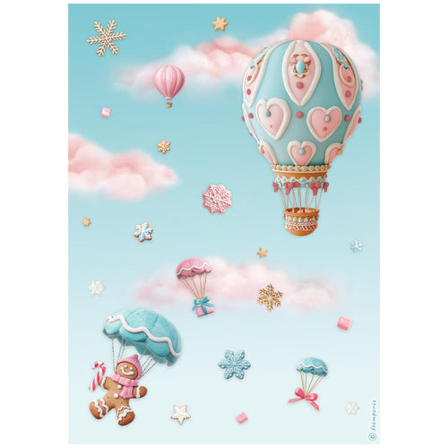 Stamperia - Candy Christmas- A4 Rice Paper Bundle (6 x papers) - SPDFSA4XCD