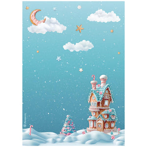 Stamperia - Candy Christmas- A4 Rice Paper Bundle (6 x papers) - SPDFSA4XCD
