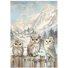 Stamperia - Owl's House Collection - A4 Rice Paper Bundle (6 x papers) - SPDFSA4XOH