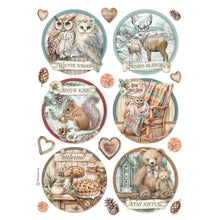 Stamperia - Owl's House Collection - A4 Rice Paper Bundle (6 x papers) - SPDFSA4XOH