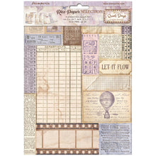 Stamperia - Quiet Days Collection - A4 Rice Paper Pack of 6