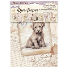 Stamperia - Quiet Days Collection - A6 Rice Paper Pack of 8