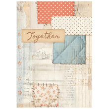 Stamperia - Family Collection - Backgrounds - A6 Rice Paper Pack of 8