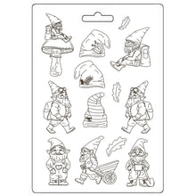 Stamperia Hidden Grove Soft Maxi Mould A4 Gnomes - K3PTA5669