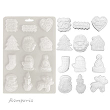 Stamperia Christmas Candy - Soft Maxi Mould A5 Elements - K3PTA5675