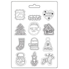 Stamperia Christmas Candy - Soft Maxi Mould A5 Elements - K3PTA5675