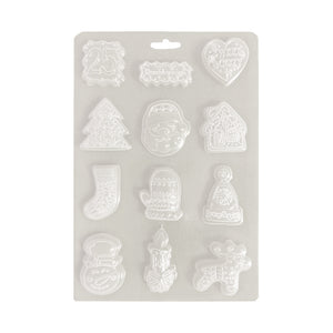 Stamperia Christmas Candy - Soft Maxi Mould A5 Elements - K3PTA5675