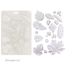 Stamperia Whispering Woods Collection - Soft Maxi Mould A5 - Leaves