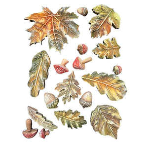 Stamperia Whispering Woods Collection - Soft Maxi Mould A5 - Leaves