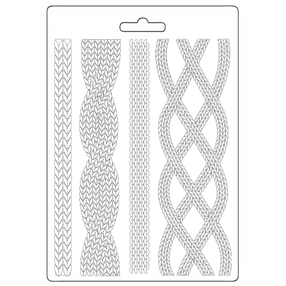 Stamperia Whispering Woods Collection - Soft Maxi Mould A5 - Rope