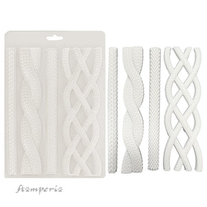 Stamperia Whispering Woods Collection - Soft Maxi Mould A5 - Rope