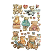 Stamperia Owl's House Collection - Silicone Mould - A5 Teddy Bear - SPKACMA557