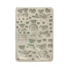 Stamperia Owl's House Collection - Silicone Mould - A5 Teddy Bear - SPKACMA557