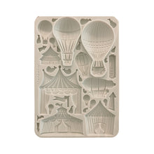 Stamperia Alice in Christmas Collection - Silicone Mould - A5 Circus & Air Balloons - SPKACMA568
