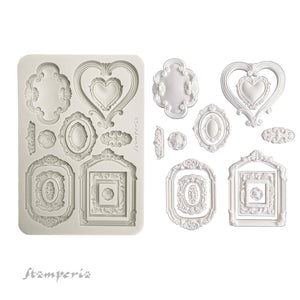 Stamperia Timeless Silicone Mould - A5 Frames - KACMA580