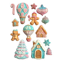Stamperia Candy Christmas Silicone Mould - A5 Gingerbread - KACMA583