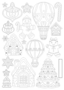 Stamperia Candy Christmas Silicone Mould - A5 Gingerbread - KACMA583